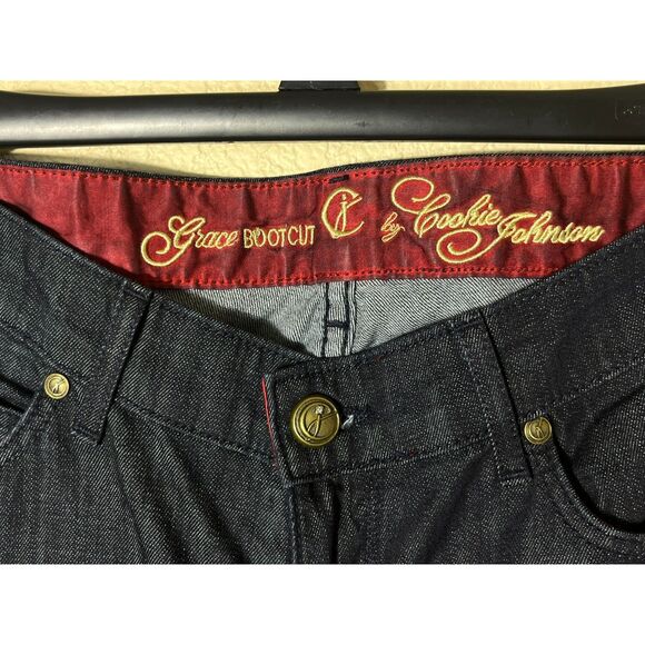 NWT CJ by Cookie Johnson Straight Leg Jeans Dark Wash 28 - Picture 8 of 9